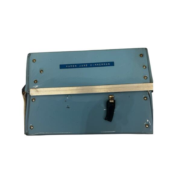 Vintage 1964 Mattel Inc Barbie & Friends Doll Large Trunk Blue Case SPP - Picture 3 of 16